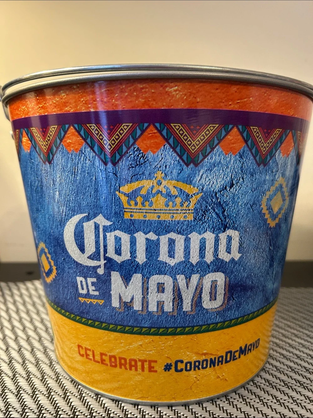 Brand New Corona Branded Beverage Bucket in “Corona De Mayo” Theme